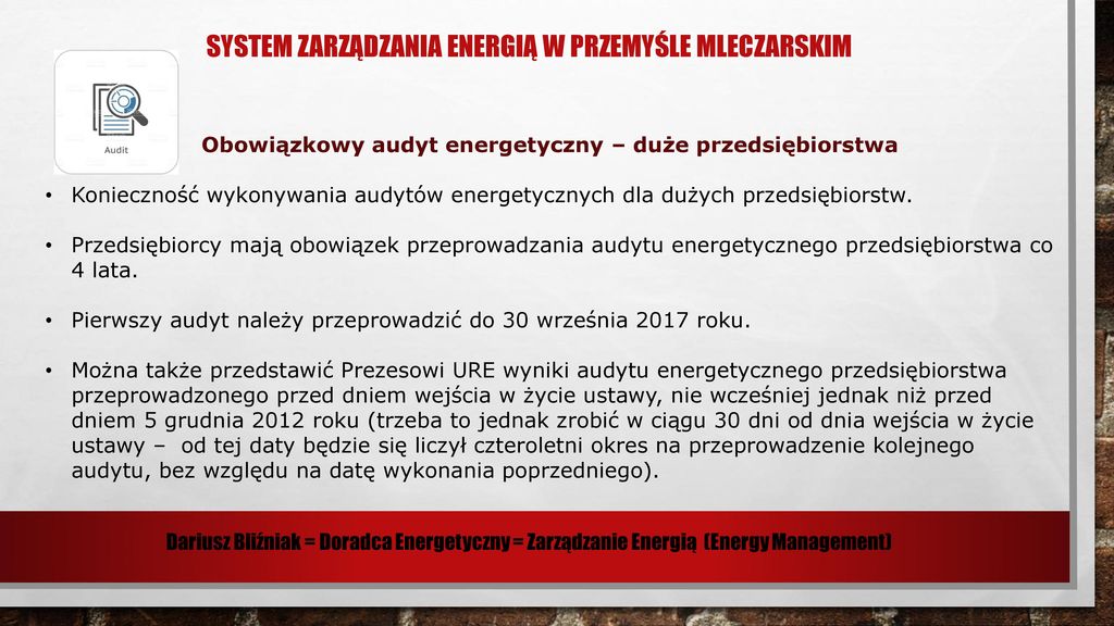 System Zarządzania energią bezpieczeństwo energetyczne